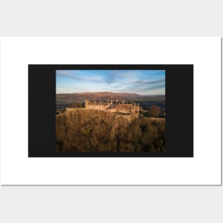 Stirling Castle Ariel View Posters and Art